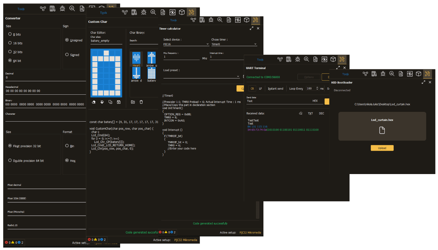 necto studio integrated tools